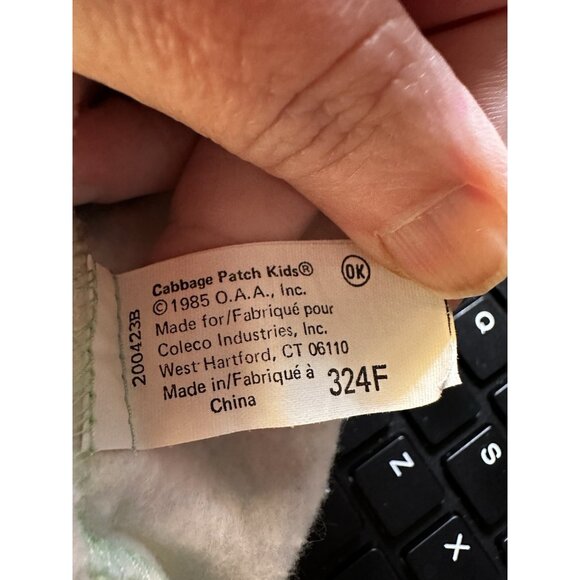 CABBAGE PATCH KIDS Oversized Shirt And Leggings Pastel VHTF 1985 Coleco Vtg - Picture 12 of 13